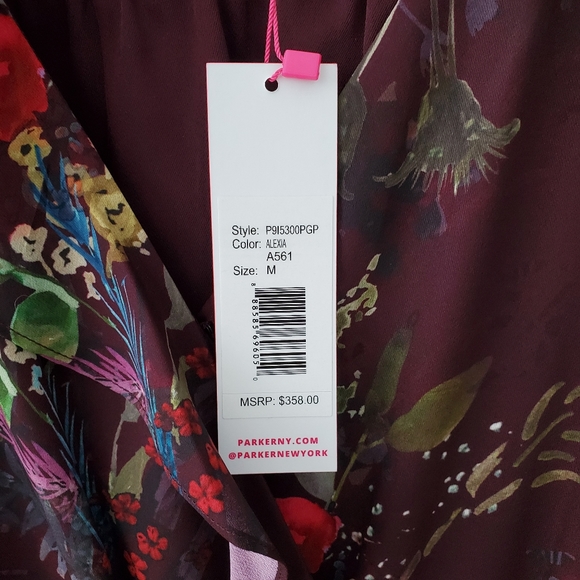 Parker Alexia Midi Dress NWT - Picture 4 of 5